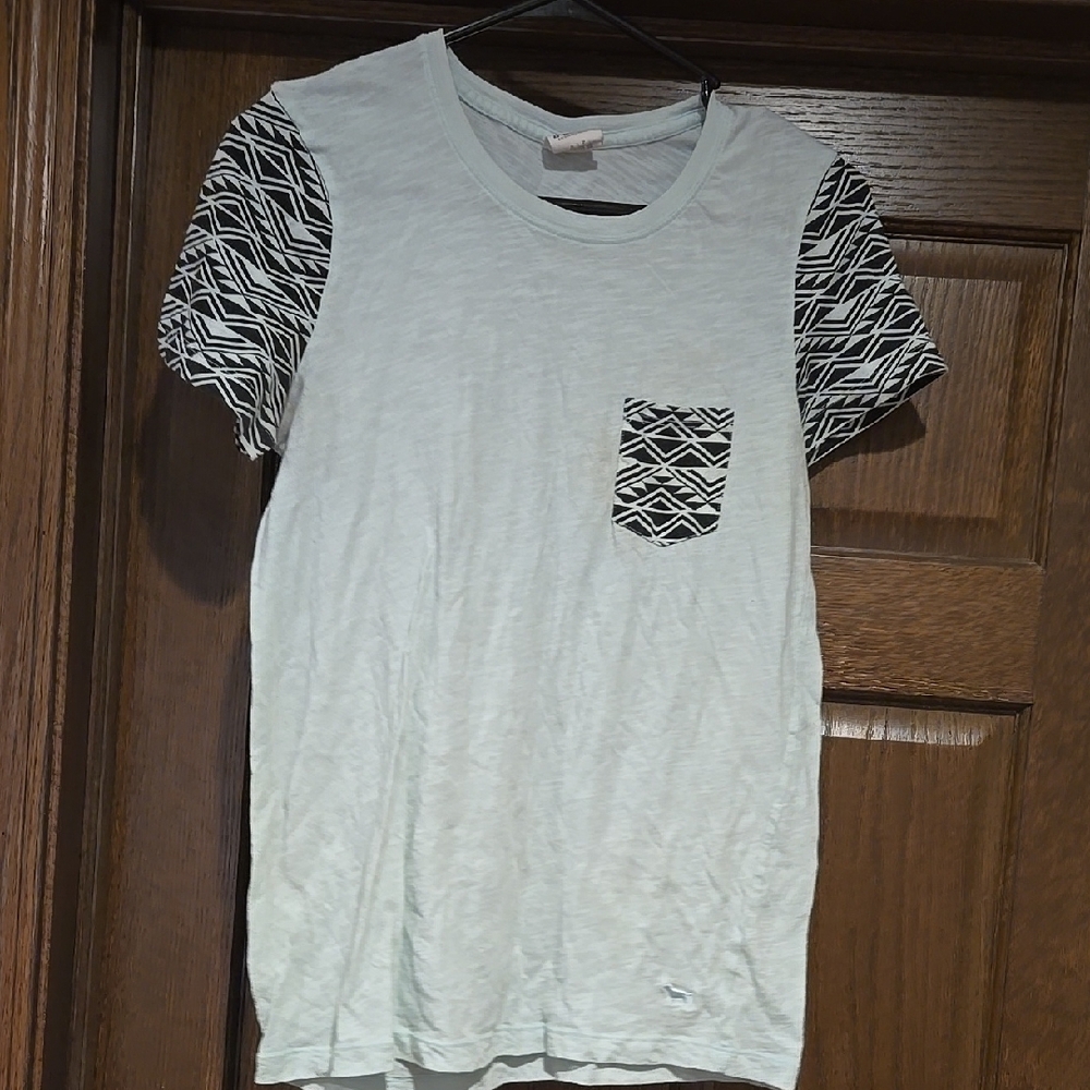 Pink Victoria's Secret Size S/P Women's Teal Patterned Shirt